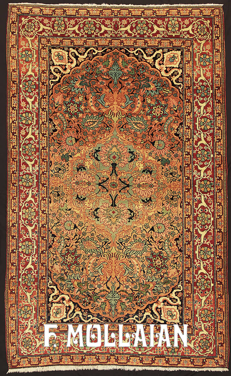 Tapis Persan Antique Kerman n°:32011763
